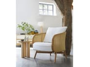 CORNELIUS by AMPM - Poltrona in vimini e tessuto con braccioli - 6