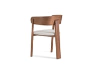 MARAIS by AMPM - Sedia in noce con seduta in tessuto - 3