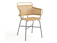 THEOPHANE by AMPM - Sedia in vimini con braccioli