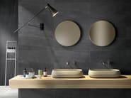 BASALTO NERO ACTIVE by ARIOSTEA - Pavimento/rivestimento in gres porcellanato per interni effetto pietra