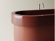 CENOTE by Agape - Vasca da bagno centro stanza ovale in Cristalplant® - 2