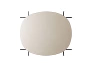 MARK by Azzurra Ceramica - Specchio bagno ovale da parete - 8