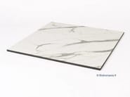 CARRARE square by BISTROMANIA - Piano per tavoli quadrato in HPL