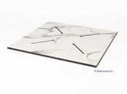 CARRARE square by BISTROMANIA - Piano per tavoli quadrato in HPL - 2