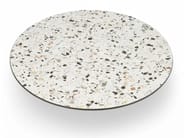 TERRAZZO round by BISTROMANIA - Piano per tavoli rotondo in HPL
