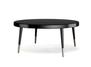 BLACK TIE D90 by Capital Collection - Tavolino rotondo in vetro laccato