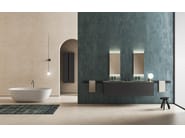BLOCK H.48 by Moab - Mobile lavabo doppio in legno con cassetti - 4