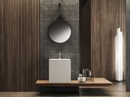 BLUES 4.01 by BMT - Mobile lavabo singolo con specchio