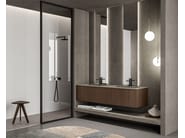 DFLY 02 by BMT - Mobile lavabo doppio sospeso con specchio - 4