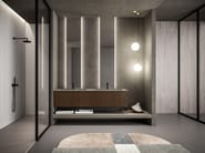 DFLY 02 by BMT - Mobile lavabo doppio sospeso con specchio