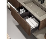 DFLY 02 by BMT - Mobile lavabo doppio sospeso con specchio - 3