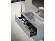 MERCURY 01 by BMT - Mobile lavabo da terra con specchio - 3