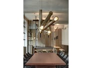 PRISMA DOUBLE by BROKIS - Lampada a sospensione a LED in vetro soffiato e metallo - 20