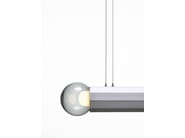 PRISMA DOUBLE by BROKIS - Lampada a sospensione a LED in vetro soffiato e metallo - 3