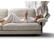 DAVID by BertO - Divano lineare in tessuto - 6