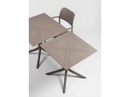 CLIP 80 by Nardi - Tavolo quadrato ad altezza regolabile in DurelTOP - 5