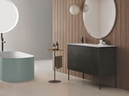 REGOLO by COLAVENE - Mobile lavabo da terra in truciolare con lavabo integrato