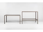 CUBE 120x70 by Nardi - Tavolo da giardino rettangolare in polipropilene/alluminio - 4