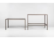 CUBE 140x80 by Nardi - Tavolo da giardino rettangolare in polipropilene/alluminio - 2