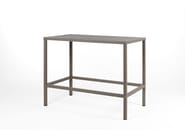 CUBE 140x80 by Nardi - Tavolo da giardino rettangolare in polipropilene/alluminio - 5