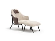 ADELE by Capital Collection - Poggiapiedi imbottito in tessuto - 3