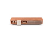 AURELIA by Capital Collection - Mobile TV basso in legno e vetro con cassetti - 19