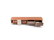 AURELIA by Capital Collection - Mobile TV basso in legno e vetro con cassetti - 21