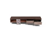 AURELIA by Capital Collection - Mobile TV basso in legno e vetro con cassetti - 12
