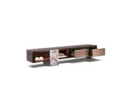 AURELIA by Capital Collection - Mobile TV basso in legno e vetro con cassetti - 6
