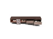 AURELIA by Capital Collection - Mobile TV basso in legno e vetro con cassetti - 11