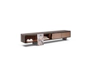 AURELIA by Capital Collection - Mobile TV basso in legno e vetro con cassetti - 4