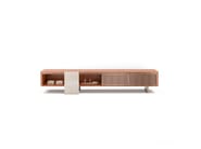 AURELIA by Capital Collection - Mobile TV basso in legno e vetro con cassetti - 16