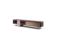AURELIA by Capital Collection - Mobile TV basso in legno e vetro con cassetti - 8
