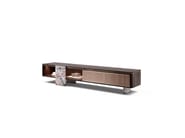 AURELIA by Capital Collection - Mobile TV basso in legno e vetro con cassetti - 7