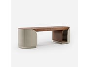 DUNA PLUS by Capital Collection - Scrivania in pelle con cassetti - 9