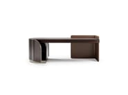 DUNA by Capital Collection - Scrivania in pelle con cassetti - 14