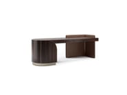 DUNA by Capital Collection - Scrivania in pelle con cassetti - 16