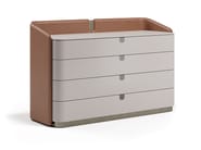 SUITE by Capital Collection - Cassettiera rivestita in pelle SUITE by Capital Collection - Cassettiera rivestita in pelle