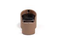 SUITE by Capital Collection - Comodino rotondo rivestito in pelle - 10