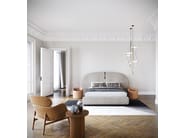 SUITE by Capital Collection - Comodino rotondo rivestito in pelle - 16