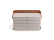 SUITE by Capital Collection - Cassettiera rivestita in pelle - 2 SUITE by Capital Collection - Cassettiera rivestita in pelle - 2