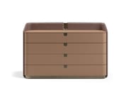 SUITE by Capital Collection - Cassettiera rivestita in pelle - 5 SUITE by Capital Collection - Cassettiera rivestita in pelle - 5