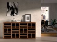 TORII M by Casamania & Horm - Madia in legno e vetro con illuminazione integrata - 4