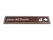 Targa profilo convesso by Lazzari - Targa per toponomastica - 2