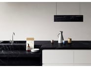 DARK MARQUINA by Sapienstone - Top cucina in gres porcellanato effetto marmo - 2