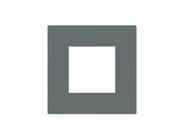 DEEP Placca quadrata by EKINEX - Placca di finitura