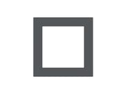 DEEP Placca quadrata by EKINEX - Placca di finitura - 9