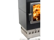 DINAMICA QUADRA by LA CASTELLAMONTE - Stufa a legna in ceramica - 2