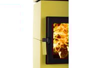 DINAMICA QUADRA by LA CASTELLAMONTE - Stufa a legna in ceramica - 6