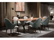 DIVA C/B by Capital Collection - Sedia imbottita in tessuto con braccioli - 7